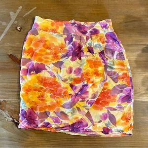 Colorful Christopher & Banks skirt, size 10.